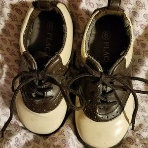 Vintage size 6 Brown & Tan Baby 50's Rah-Rahs.